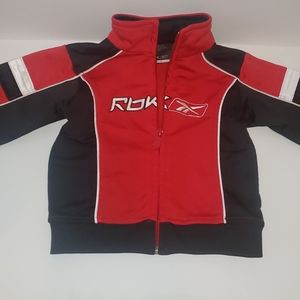 Reebok Vintage Athletic Track Jacket Red Black White 12M